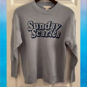 Sincerely Jules Sunday Scaries Sweater - NWT - Size XS